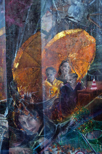 Nachmittag · 600 × 330 cm - Painting by Michael Kunze